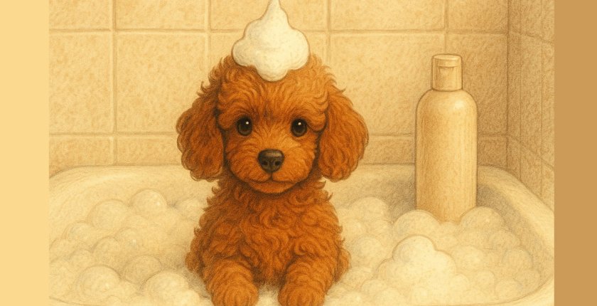 Fellpflege beim rotfarbenen Pudel: Warum seltenes Baden besser ist